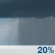 Tuesday: A 20 percent chance of showers after 10am.  Mostly cloudy, with a high near 50.