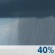 Monday: A 40 percent chance of showers, mainly after 4pm.  Mostly cloudy, with a high near 59.